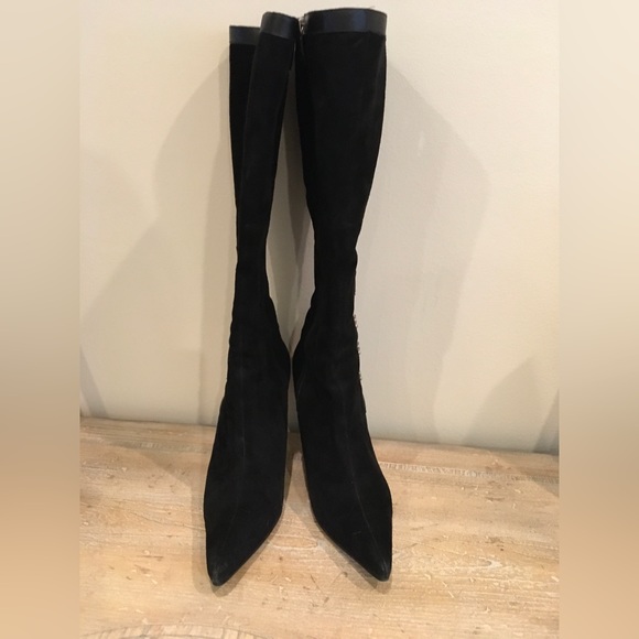 Colin Stuart Black Suede Boots - Picture 5 of 6